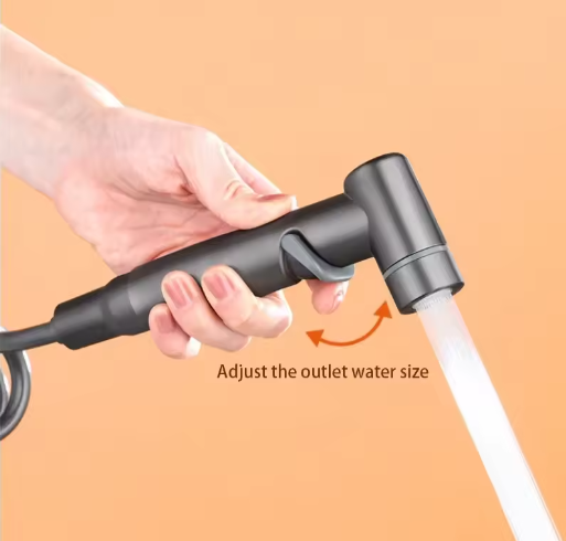 Hygiënische Douche Bidet Set – Dubbele Uitlaat Hoekstopkraan en Toiletsproeier