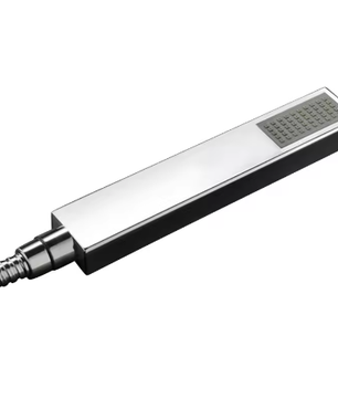 Moderne Waterval Badkamerkraan – Brede Uitloop en Handsproeier, Anti-Spat, Duurzaam