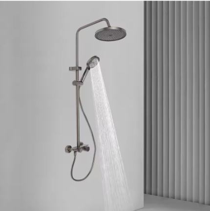 Badkamer Doucheset Wandmontage – Top Spray en Handdouche, 110 cm Hoog