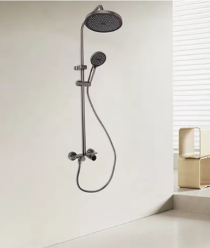 Badkamer Doucheset Wandmontage – Top Spray en Handdouche, 110 cm Hoog