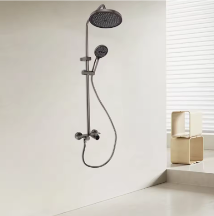 Badkamer Doucheset Wandmontage – Top Spray en Handdouche, 110 cm Hoog