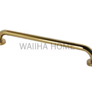 Antislip Badkamer Handgreep RVS Veiligheidsleuning Goud