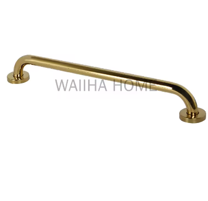 Antislip Badkamer Handgreep RVS Veiligheidsleuning Goud