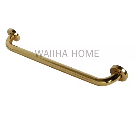 Antislip Badkamer Handgreep RVS Veiligheidsleuning Goud