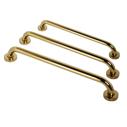 Antislip Badkamer Handgreep RVS Veiligheidsleuning Goud