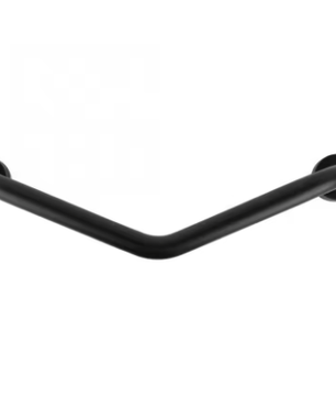 Antislip Badkamer Handgreep Veiligheidsleuning RVS Zwart