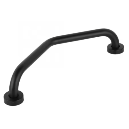 Antislip Badkamer Handgreep Veiligheidsleuning RVS Zwart