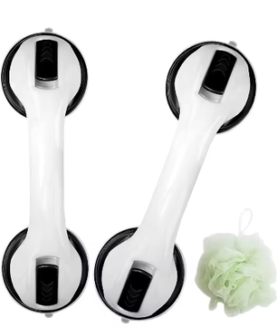 2-Pack Antislip Douche Handgrepen met Zuignap