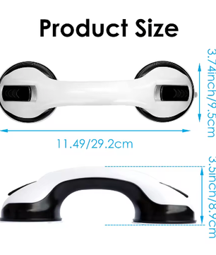 2-Pack Antislip Douche Handgrepen met Zuignap