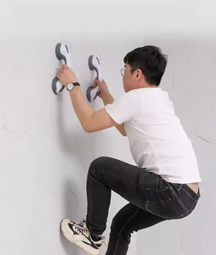 Antislip Badkamer Handgreep met Zuignap voor Douche en Toilet