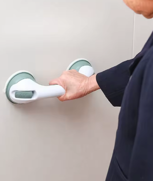 Antislip Badkamer Handgreep met Zuignap voor Douche en Toilet