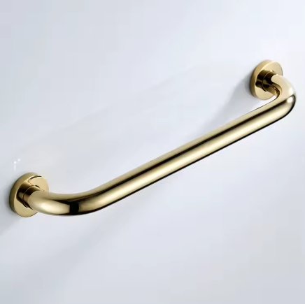 Gouden RVS Badkamer Handgreep Antislip – Veiligheidsleuning voor Bad en Toilet