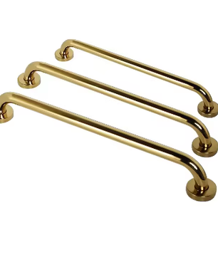 Gouden RVS Badkamer Handgreep Antislip – Veiligheidsleuning voor Bad en Toilet