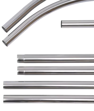 U-Vorm Douchegordijnstang Zonder Boren – RVS Badrail