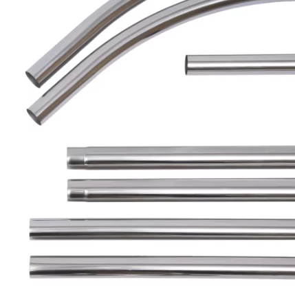 U-Vorm Douchegordijnstang Zonder Boren – RVS Badrail