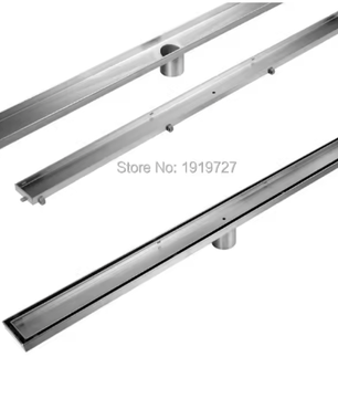 RVS Lineaire Doucheafvoer Met Middenuitlaat – Zwaar Uitgevoerd Badkamerrooster