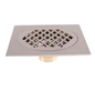 Vierkant Messing Afvoerputje 15×15 cm – Douche en Badkamer