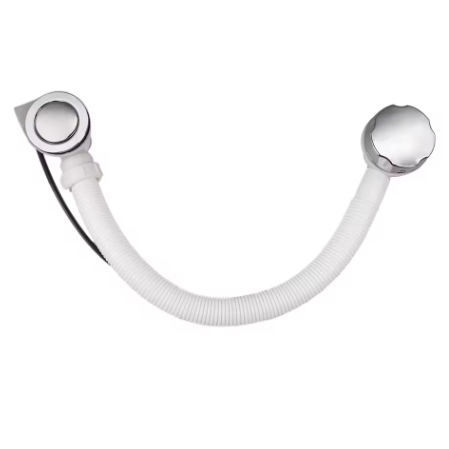 Badkuip Afvoerzeef met Overloop – Pop-up Badafvoer Set