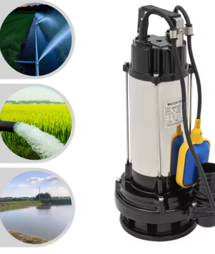 Industriële Dompelpomp 36000 L/U – RVS Afvalwaterpomp met Vlotterschakelaar 2 PK