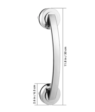 2 Stuks Verdikte Zuignap Handgrepen – Sterk ABS Veiligheidshandvat voor Badkamer