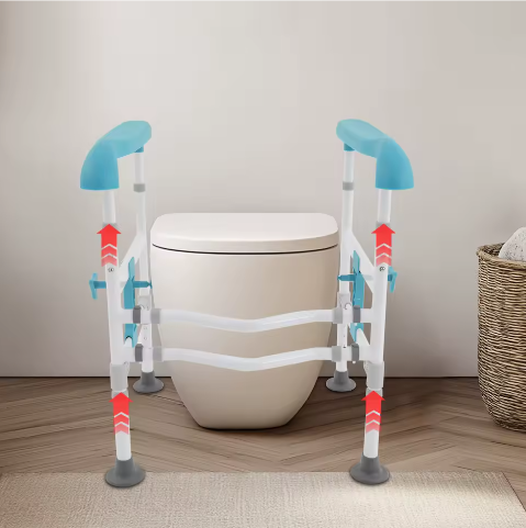 Verstelbare Toilet Veiligheidsbeugel met Armleuningen
