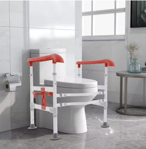 Verstelbare Toilet Veiligheidsbeugel met Armleuningen
