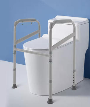 Toilet Sta-Hulp Veiligheidsframe – Verstelbare Badkamer Steunbeugel