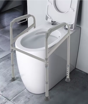 Toilet Sta-Hulp Veiligheidsframe – Verstelbare Badkamer Steunbeugel