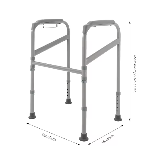 Verstelbare Toiletstandaard met Opvouwbaar Frame – Tot 200 kg
