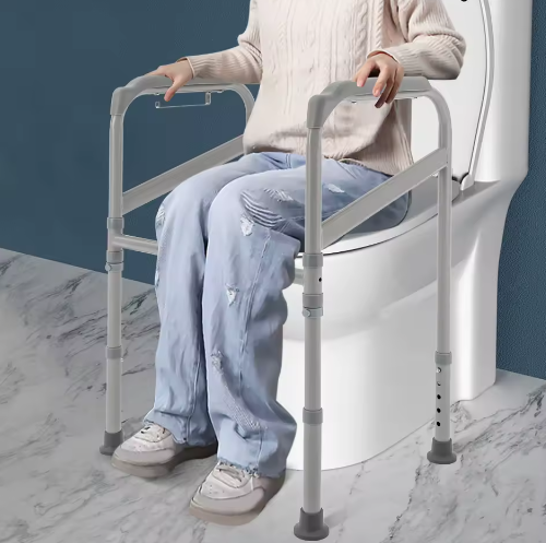 Verstelbare Toiletstandaard met Opvouwbaar Frame – Tot 200 kg