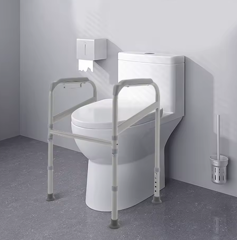 Verstelbare Toiletstandaard met Opvouwbaar Frame – Tot 200 kg