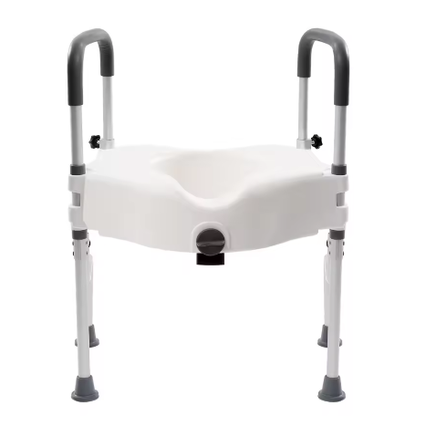 3-in-1 Verstelbaar Toiletframe met Armleuningen en Toiletbrilverhoger