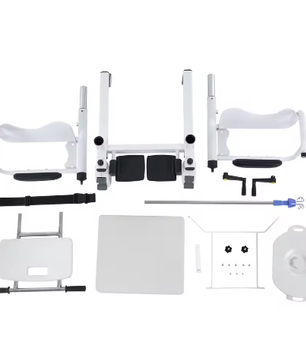 Multifunctionele Lift- en Transferrolstoel – 3-in-1 Douchestoel, Toiletstoel en Fauteuil