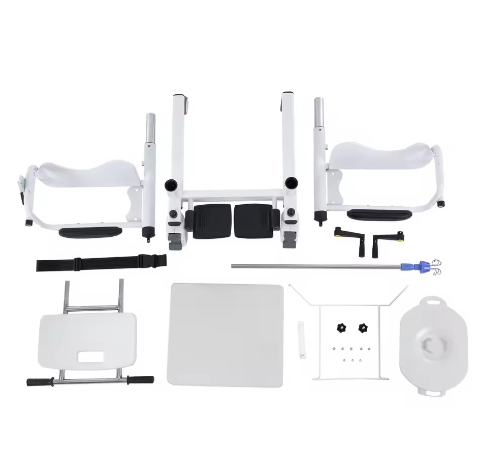 Multifunctionele Lift- en Transferrolstoel – 3-in-1 Douchestoel, Toiletstoel en Fauteuil