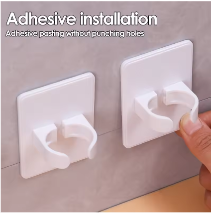 Wandgemonteerde Kam- en Borstelhouder – Badkamer Organizer en Föhnhouder