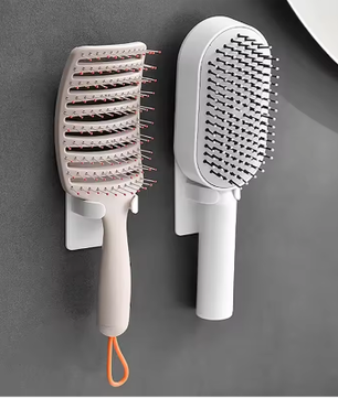 Wandgemonteerde Kam- en Borstelhouder – Badkamer Organizer en Föhnhouder