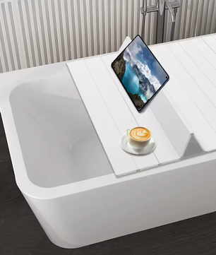 Opvouwbare Badkuiphoes – Waterdichte PVC Badkuipafdekking met Isolatie