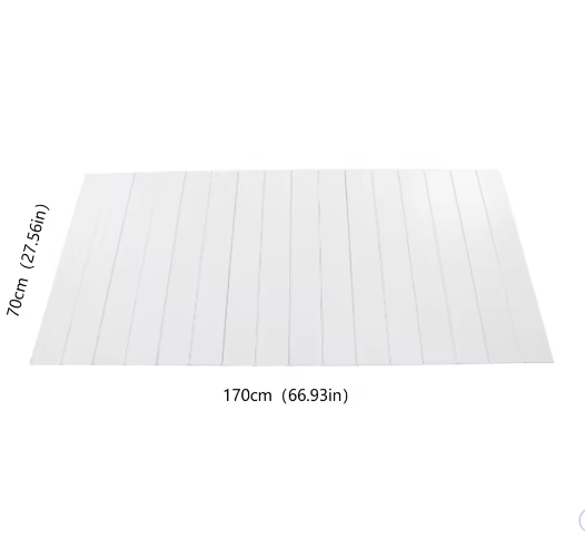 Opvouwbare Badkuiphoes – Waterdichte PVC Badkuipafdekking met Isolatie