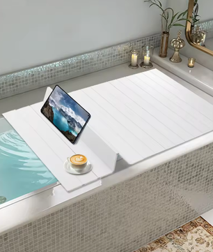 Opvouwbare Badkuiphoes – Waterdichte PVC Badkuipafdekking met Isolatie