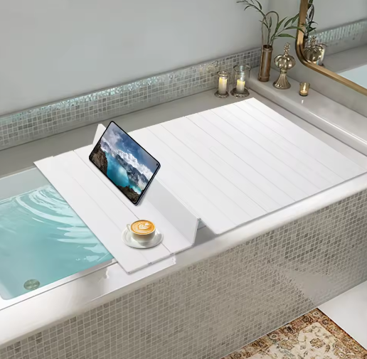 Opvouwbare Badkuiphoes – Waterdichte PVC Badkuipafdekking met Isolatie