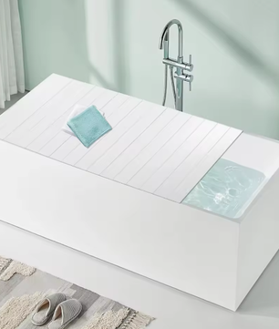 Opvouwbare Badkuiphoes – Waterdichte PVC Badkuipafdekking met Isolatie