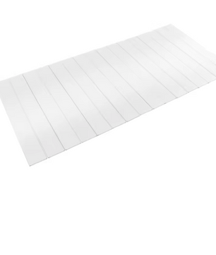 Opvouwbare Badkuip Cover 75 × 170 cm – Waterdichte PVC Badafdekking met Opbergfunctie