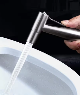 Bidet Handdouche RVS – Intieme Hygiëne Douche met Slang en Houder