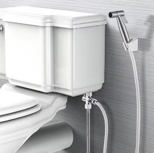 Bidet Handdouche RVS – Intieme Hygiëne Douche met Slang en Houder