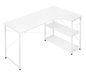 L-Vormig Hoekbureau met Opbergplanken – Computerbureau Werkstation