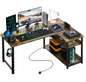 L-Vorm Gaming Bureau met Plank en USB – 120 cm