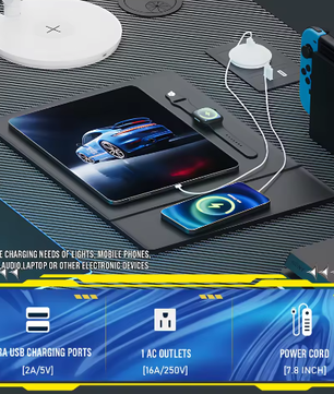 L-Vorm Gaming Bureau met Plank en USB – 120 cm