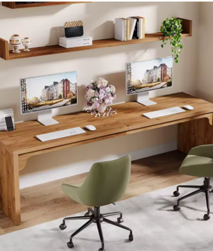 Extra Lang Bureau 180 cm – Dubbel Werkbureau voor Thuis en Kantoor