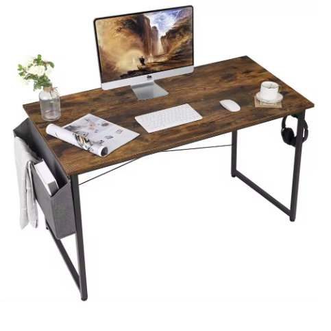 Bureau PC Tafel 120x60cm met Opbergtas – Stabiel Laptop Bureau
