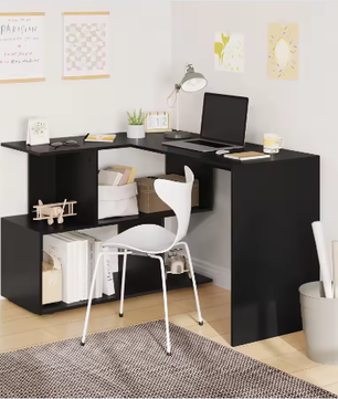 Stabiel Werk- en Studiebureau – PC Tafel met Opbergruimte 100x40 cm